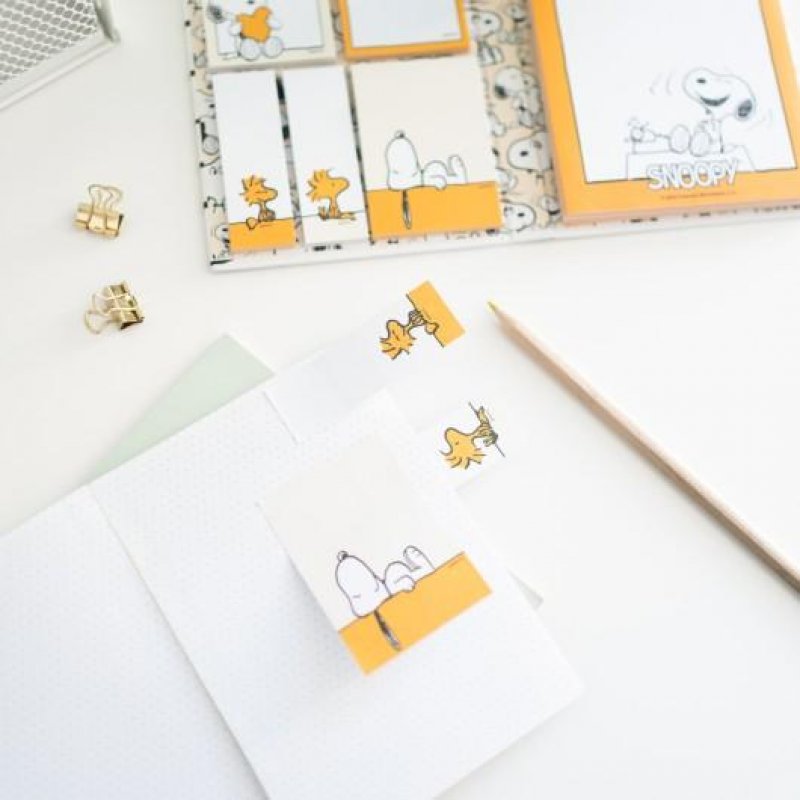 SNOOPY - Set de Bloc-Notes Autocollant