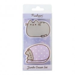 PUSHEEN - Set de 2 Gommes