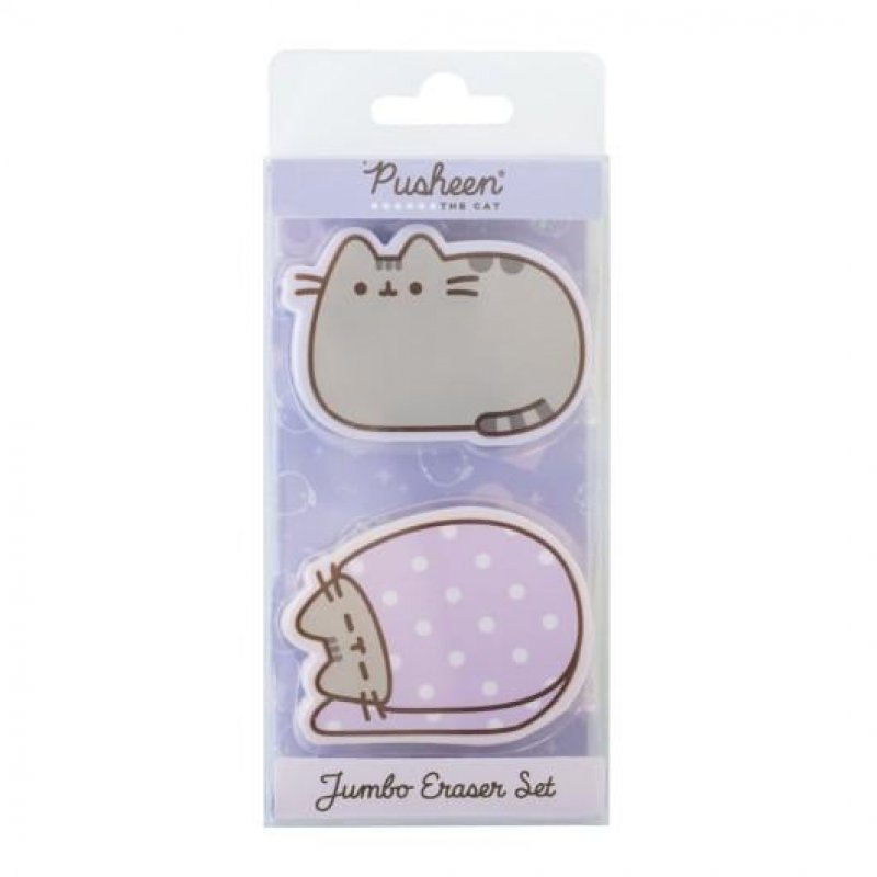 PUSHEEN - Set de 2 Gommes