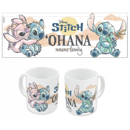 STITCH & ANGEL - Ohana - Mug céramique 325ml