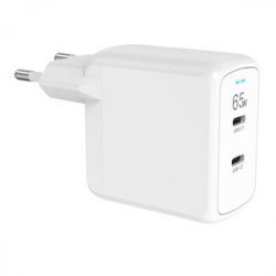 TIGER POWER LITE CHARGEUR SECTEUR GAN 65W 2 USB-C