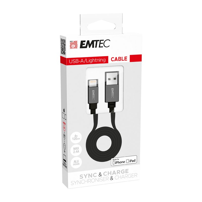 Emtec Cable USB-A to Lightning T700