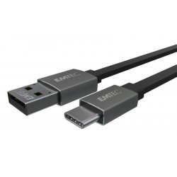 Emtec T700C câble USB 1,2 m USB A USB C Noir