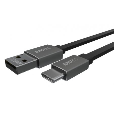 Emtec T700C USB cable 1.2 m USB A USB C Black