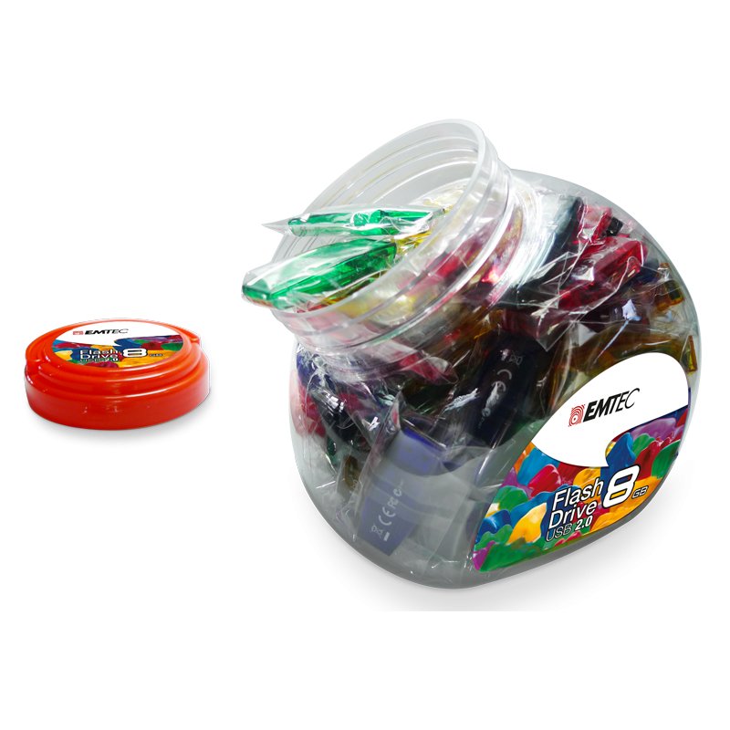 Emtec USB2.0 C410 32GB Candy Jar 80 pces
