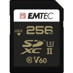 Emtec ECMSD256GUHS2V60 mémoire flash 256 Go SDXC UHS-II Classe 2