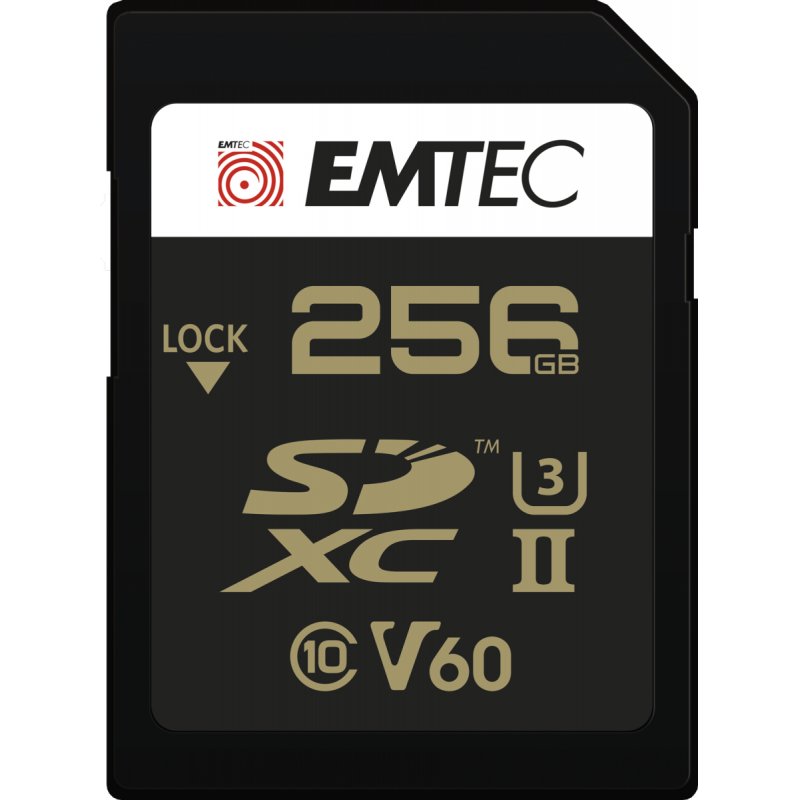 Emtec SD 256GB UHS-II V60 SpeedIN Pro 