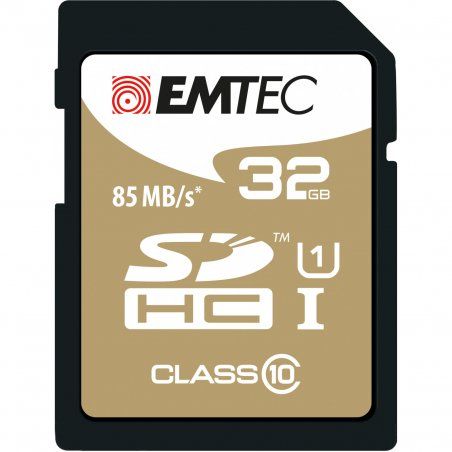 Emtec ECMSD32GHC10GP mémoire flash 32 Go SDHC Classe 10