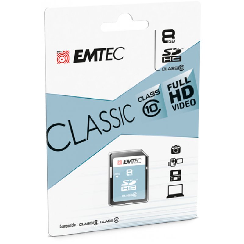 Emtec mSD 8GB Class10 Classic