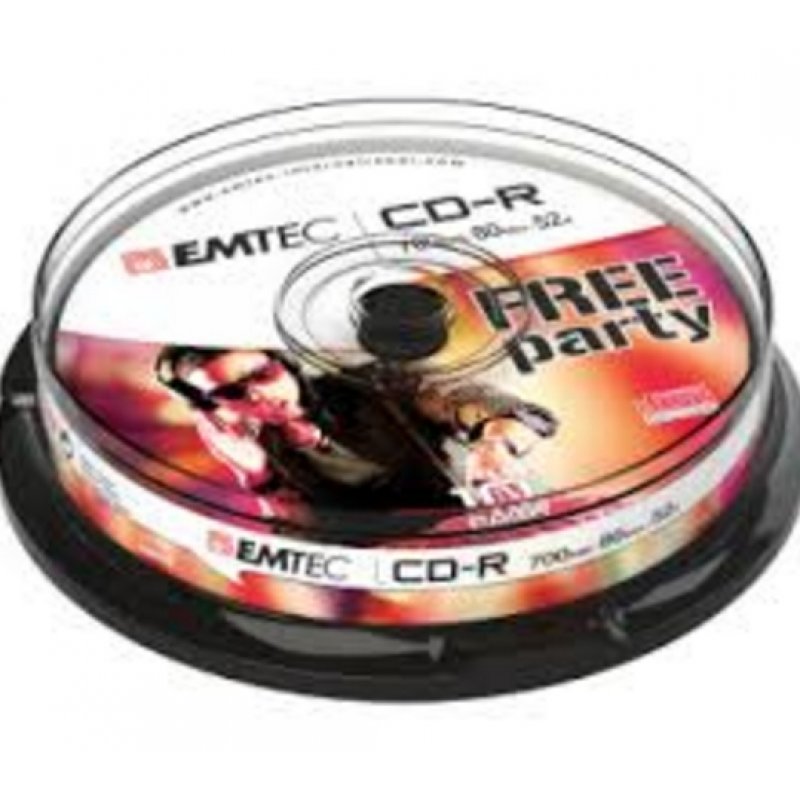 Emtec 52x, 10 pack CD-R 700 Mo 10 pièce(s)