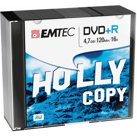 Emtec ECOVPR471016SL DVD vierge 4,7 Go DVD R 10 pièce(s)