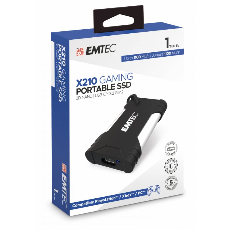 Emtec SSD 3.2Gen2 X210G 1TB Portable