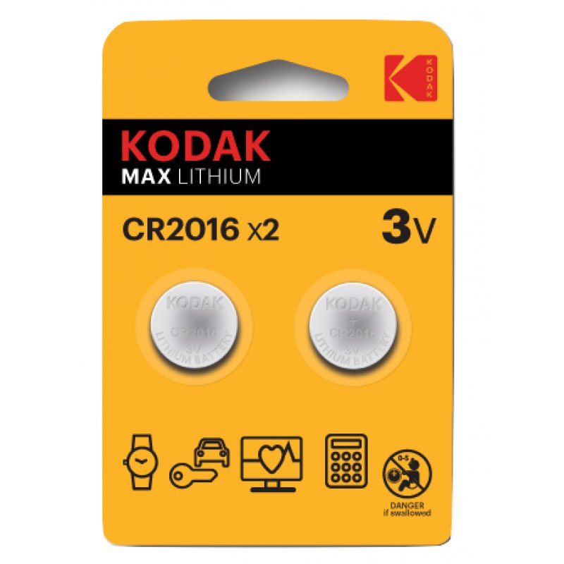 Kodak CR2016 Single-use battery Lithium