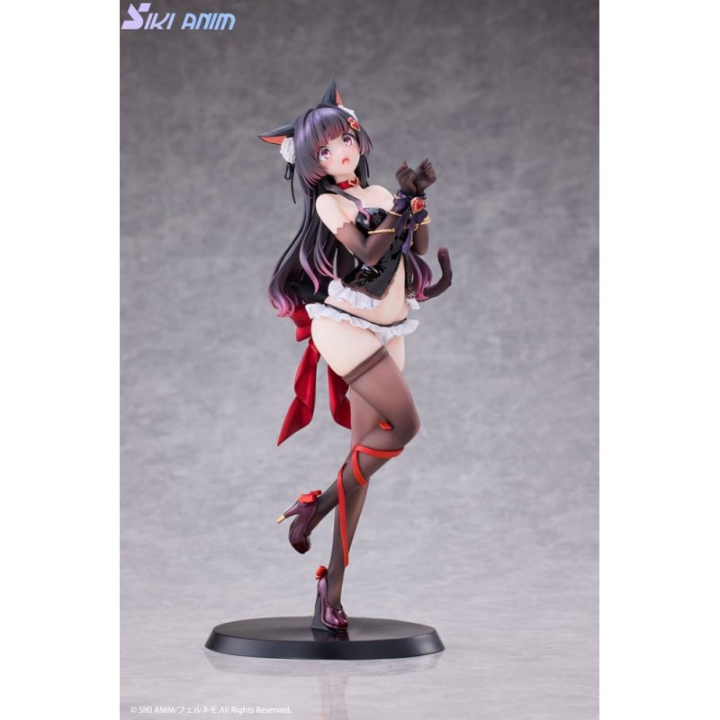 Original Character statuette PVC 1/7 Shibarare Cat Ruhuna-chan 26 cm