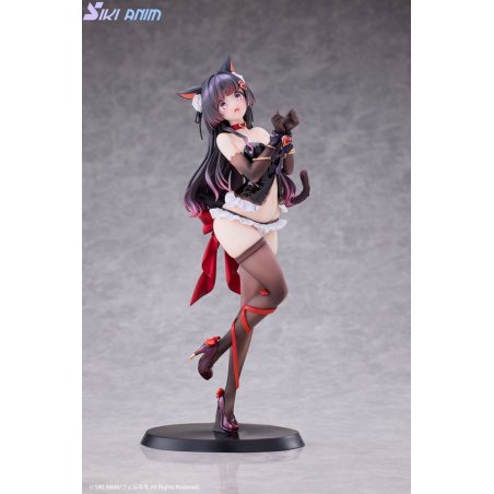 Original Character statuette PVC 1/7 Shibarare Cat Ruhuna-chan Deluxe Edition 26 cm