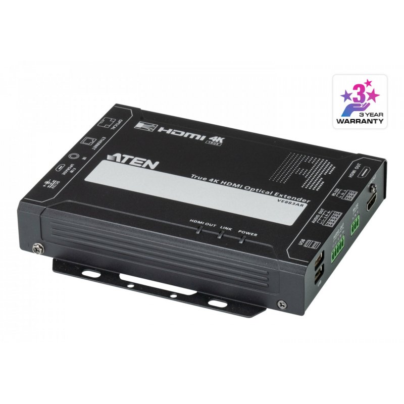 ATEN True 4K HDMI Optical Receiver (4K@300m (K1, MM) / 10km (K2, SM))
