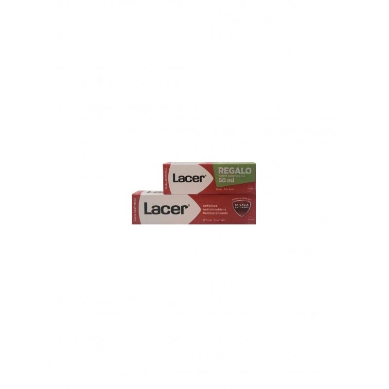 LACER PASTA DENTAL 125 ML 50 ML REGALO