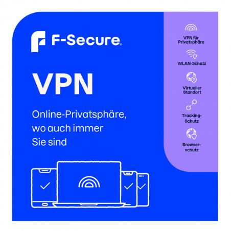 F-SECURE VPN - 3 Devices, 1 Year - ESD-Download ESD
