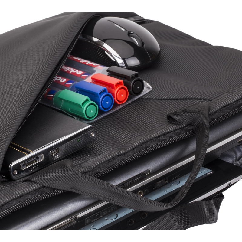 Rivacase 8730 39.6 cm (15.6") Messenger case Black