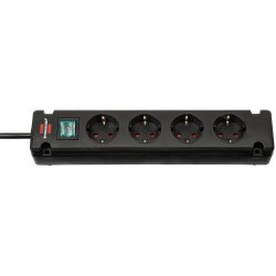 Brennenstuhl 1150650326 power extension 1.5 m 4 AC outlet(s) Indoor Black