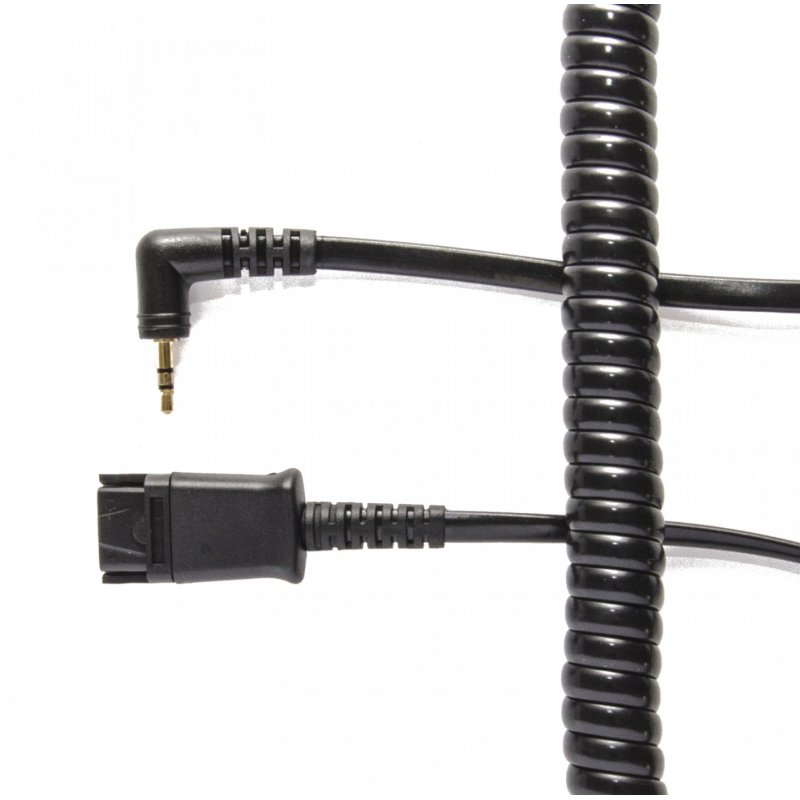 2.5MM AUDIO JACK / PLX QD CABLE CONNECTS HDSET / PHONE HANDSETS