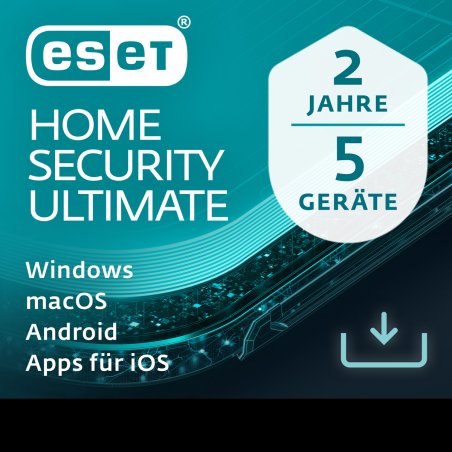 ESET Home Security Ultimate - 5 User, 2 Years - ESD-Download ESD