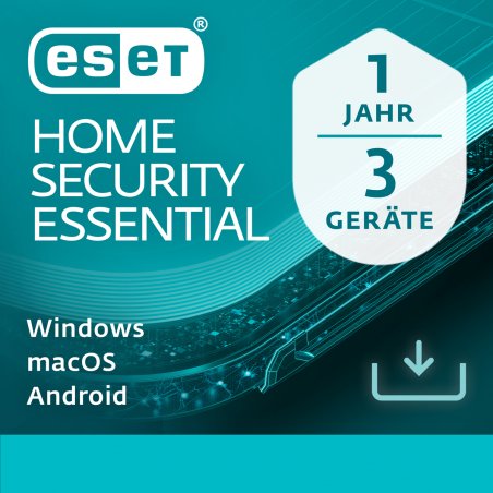 ESET Home Security Essential - 3 User, 1 Year - ESD-Download ESD
