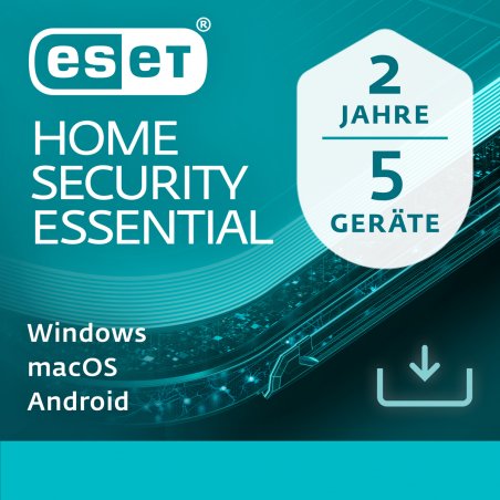 ESET Home Security Essential - 5 User, 2 Years - ESD-Download ESD