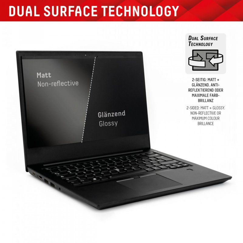 DISPLEX PRIVACY SAFE Magnetischer 2-Wege Blickschutzfilter für für MacBook Air 15‘‘, 33,6 x 22 cm, magnetische