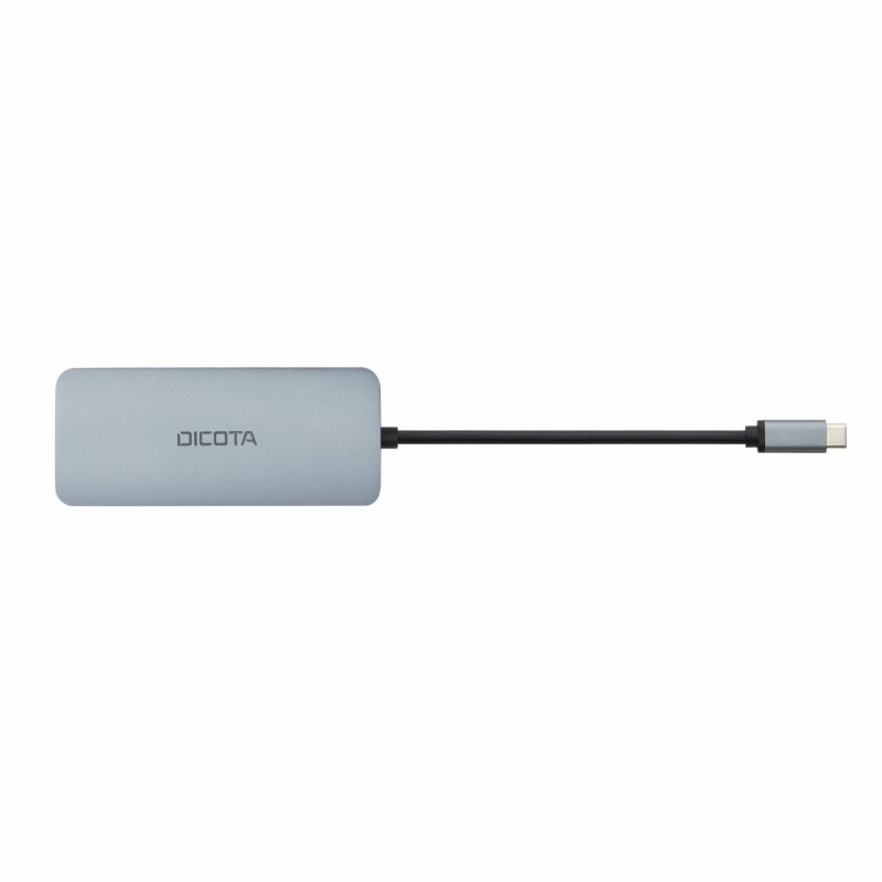 DICOTA D32062 hub & concentrateur USB Type-C Argent