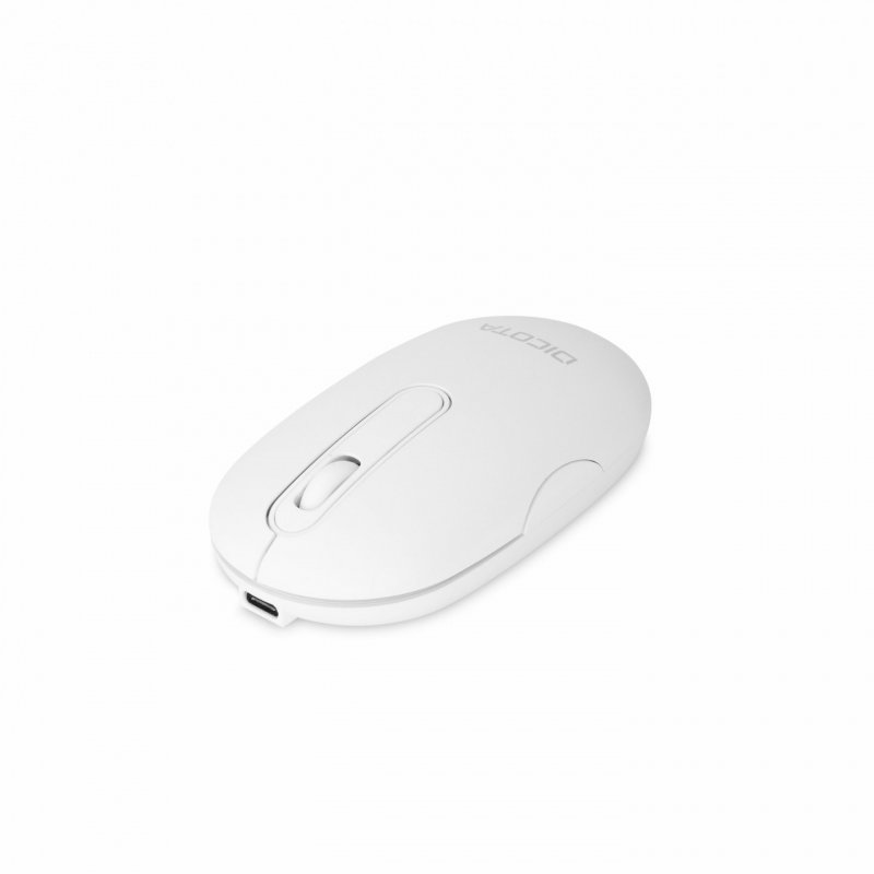 Dicota Kabellose Maus BT/2.4G DESKTOP weiß