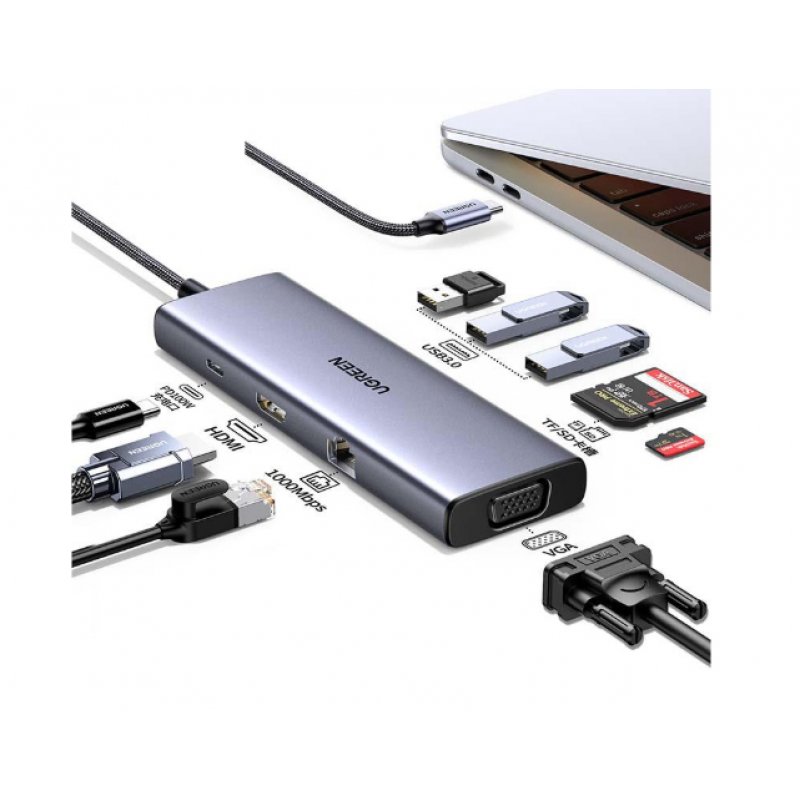 UGREEN Hub USB-C 9-in-1 mit 4K HDMI