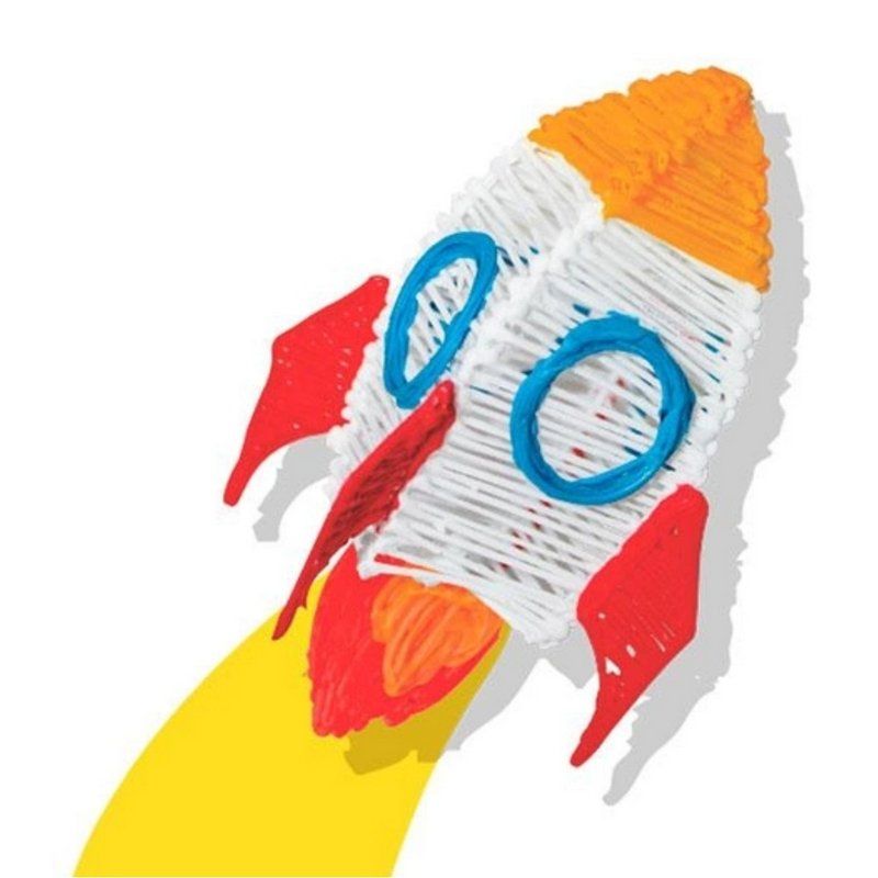 3Doodler Filament Start 250 neonrot neonorange neongruen neongelb neonpink\ \ Neon Compostable plastic Fluorescent