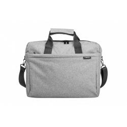 NATEC Mustela 39,6 cm (15.6") Sac Messenger Gris