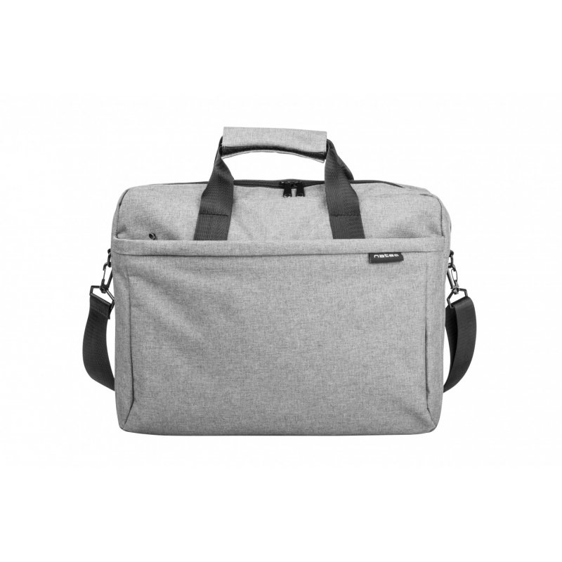 NATEC Mustela 39,6 cm (15.6") Sac Messenger Gris