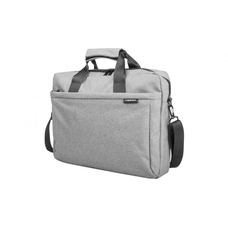 NATEC Mustela 39,6 cm (15.6") Sac Messenger Gris
