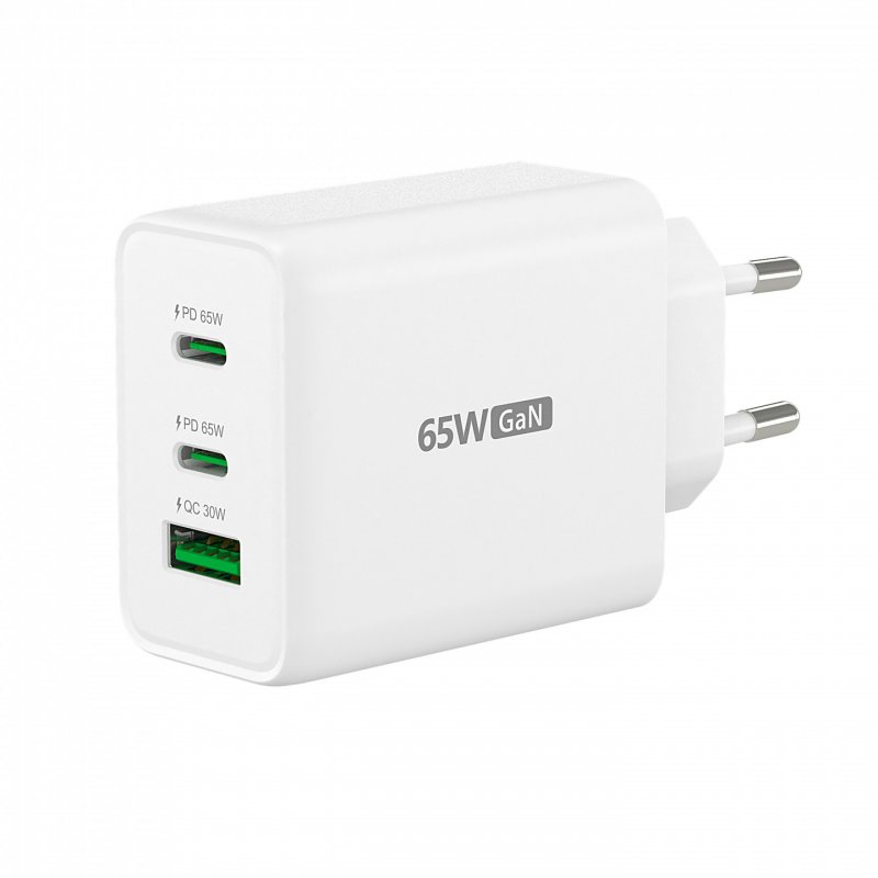 j5create JUP3365E-EN 65W GaN USB-C 3-Port Charger