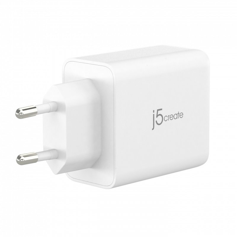 J5 65W GaN USB-C 3-Port Charger