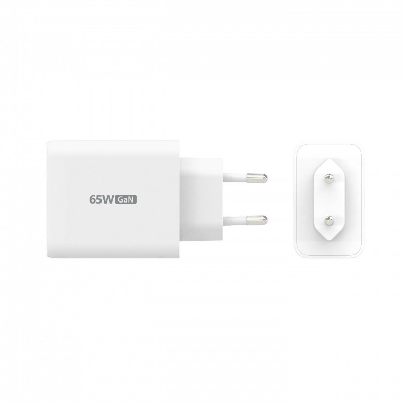 j5create JUP3365E-EN Chargeur 65W GaN USB-C 3 ports - UE