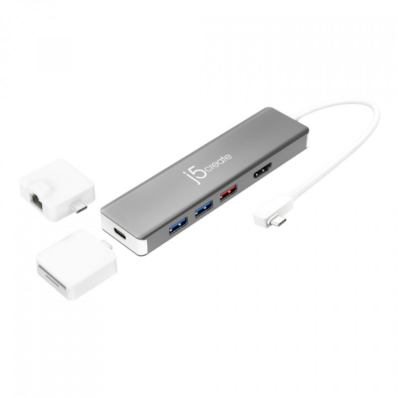 J5 USB-C Modular Hub w/ 2 Kits JCD375