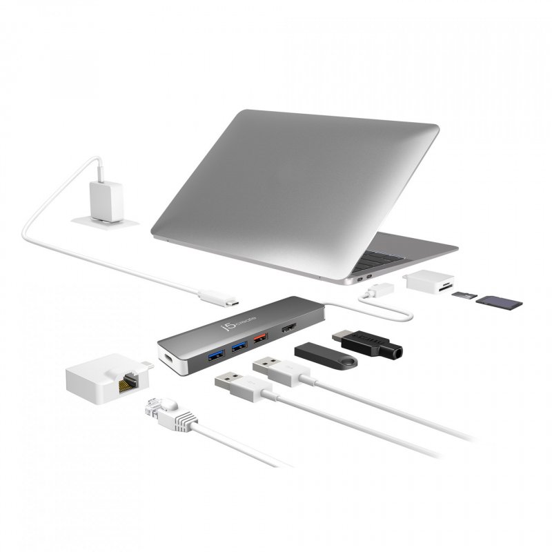 J5 USB-C Modular Hub w/ 2 Kits JCD375