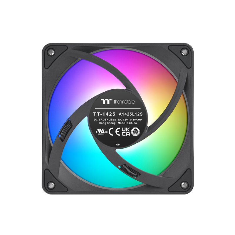 140mm Thermaltake CT140 EX ARGB Sync PC Cooling Fan 3 Pack