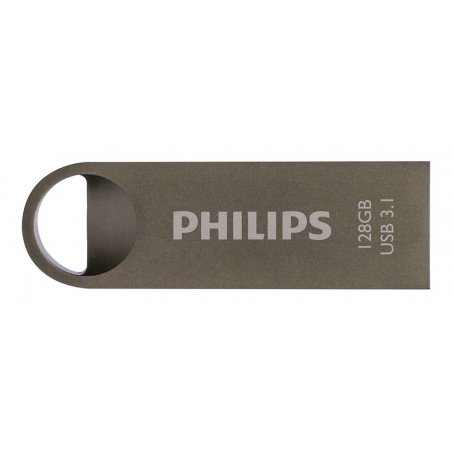 Philips Moon Edition 3.1 lecteur USB flash 128 Go USB Type-A 3.2 Gen 1 (3.1 Gen 1) Gris
