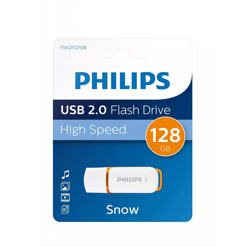Philips USB 2.0 128GB Snow Orange