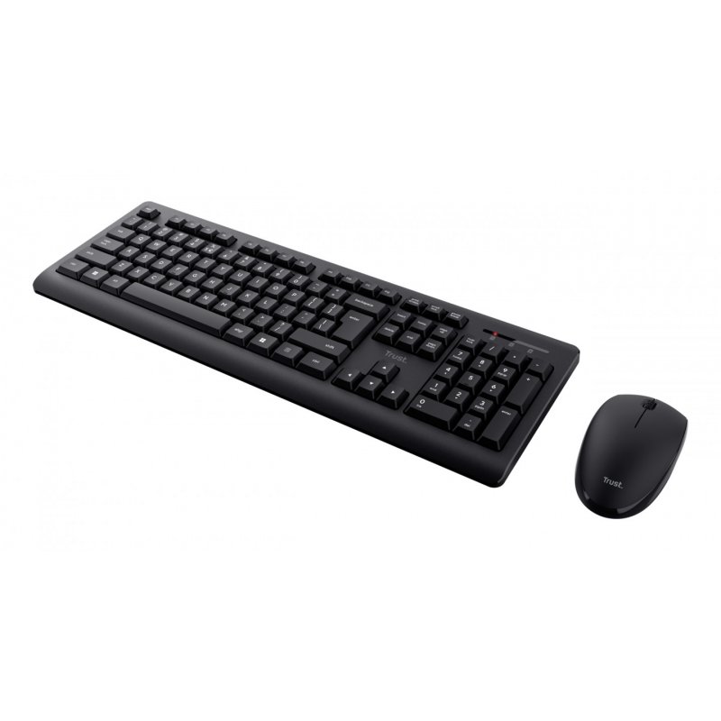 Trust Primo clavier Souris incluse Bureau RF sans fil QWERTZ Allemand Noir