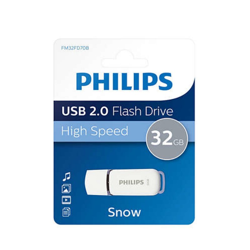 Philips USB 2.0 32GB Snow Grey