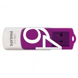 Philips FM64FD00B lecteur USB flash 64 Go USB Type-A 3.2 Gen 1 (3.1 Gen 1) Violet, Blanc