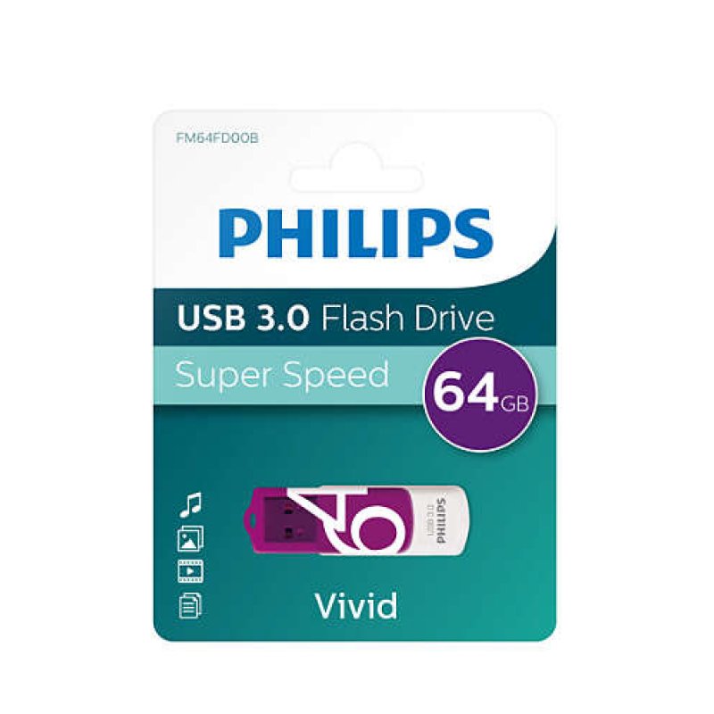 Philips USB 3.0 64GB Vivid