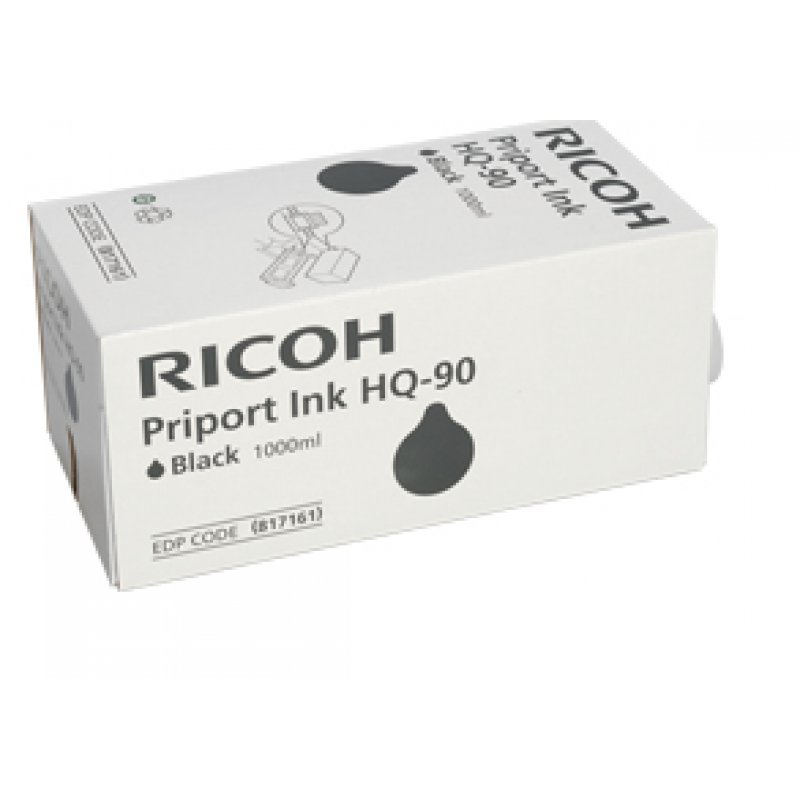 Ricoh HQ90 Encre Blk (6) HQ7000/9000