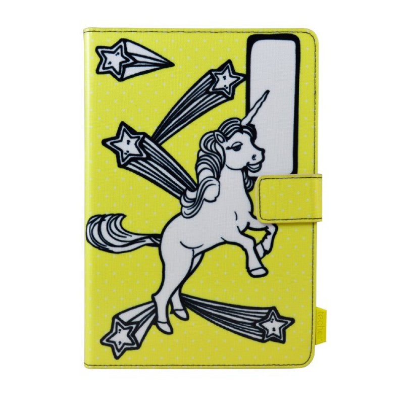 Techair TAUKT010 étui pour tablette 20,3 cm (8") Folio Blanc, Jaune